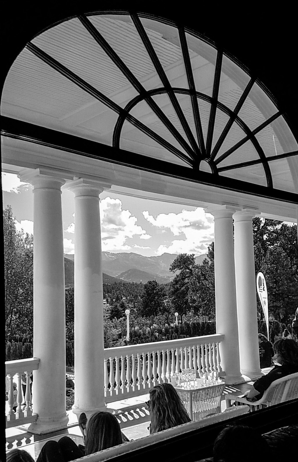 Black and White Photo Challenge -Looking Through a&nbsp;Window