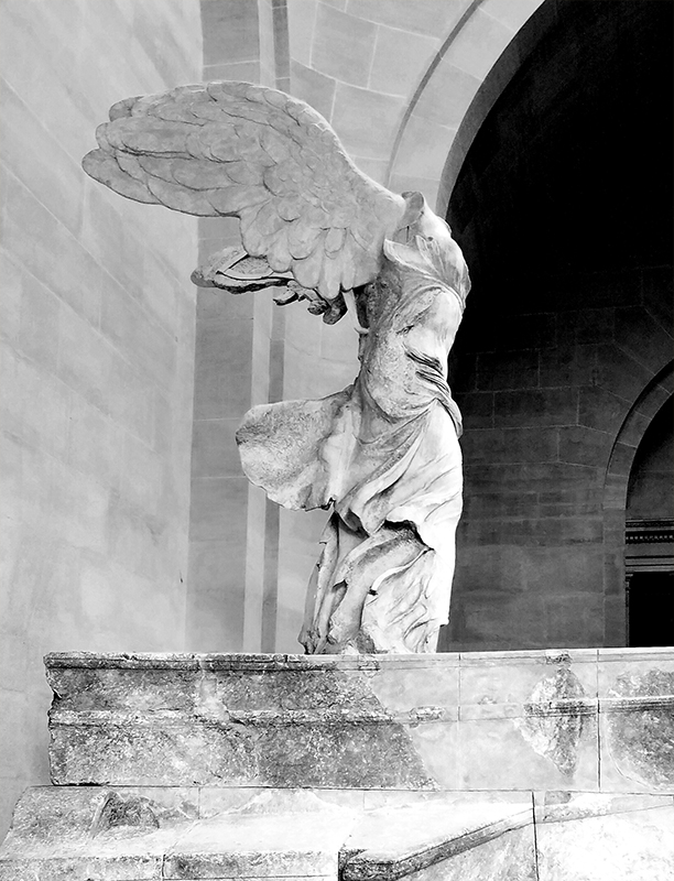 Winged Victory-Monochrome