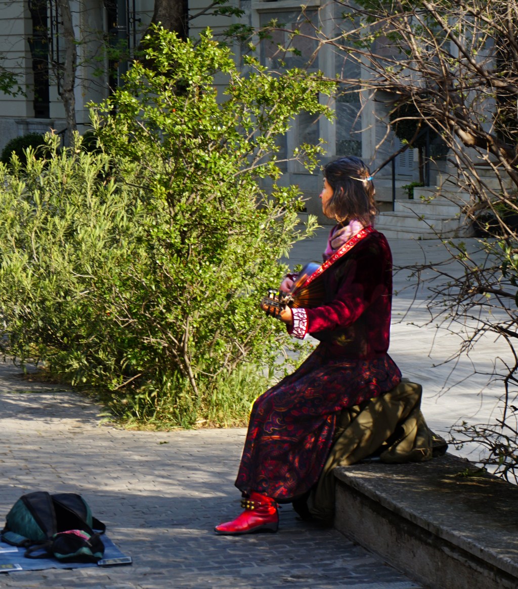 Lone Female Street&nbsp;Performer