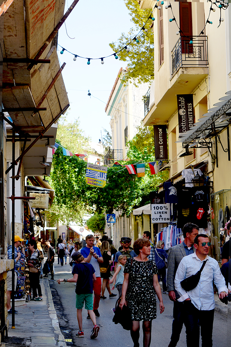 The Busy Makrianni-Koukaki Streets